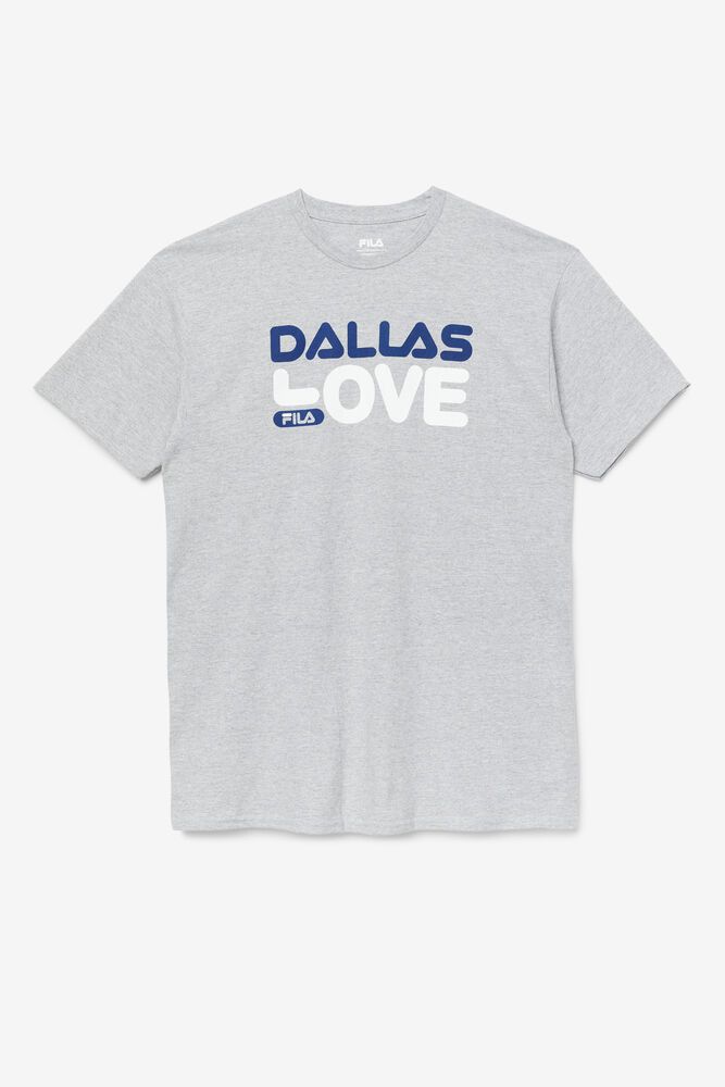 Fila T Skjorte Herre Grå Dallas Love 196240-VSE